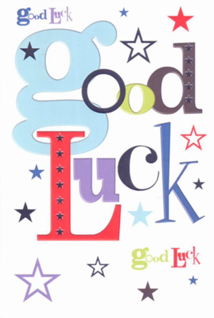 There's a jubilant vibrancy to this luck-themed card, echoing the cheering, inclusive spirit of Wood Green. Inspired by the colourful bustle of the local streets, the design features exuberant typography in creamy blues, bold midnight blacks, and radiant reds, each letter enlivened by bursts of multi-coloured stars that sweep playfully across the blank canvas. The white space surrounding the message lets every hue shine-a modern expression echoing the diversity and warmth felt along Wood Green High Road. To hold the card is to feel the pleasing weight and smoothness of quality print, akin to the tactile delight of selecting a handcrafted bouquet from Flowers Wood Green's display. The stars, ranging from delicate lilac to zesty green, add a sense of possibility-like confetti fluttering in celebration through Ducketts Common. Every detail feels as if it gently cheers from the sidelines, encouraging someone's leap into a new job, a new flat, or a new dream. More than simply a greeting, this card is like a good luck charm, brimming with hope, friendliness, and the unwavering belief in brighter days ahead that defines the Wood Green community.
